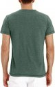 Men's Fashion Casual Front Placket Short T-Shirts Cotton Shirts